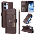 thumbnail image 1 of FOXDOCK Funda tipo Cartera para OPPO Reno 14 5G – Cubierta de Cuero PU con Múltiples Ranuras, Bolsillo para Efectivo y Correa de Muñeca, 1 of 6
