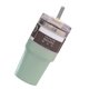 thumbnail image 3 of Taza de coche ZHCH con aislamiento al vacío y tapa con pajita color verde 600ml, 3 of 5