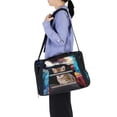thumbnail image 6 of Starry Animals Stylish Fabric Cat Carrier - 900D Oxford Cloth, Sherpa Base - Comfy & Lightweight Pet Bag for Travel - Nylon Webbing Handles - Ideal for Small-Medium Cats -Spacious Transport, 6 of 7