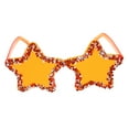 thumbnail image 6 of Masteelf Orange Glasses with Rhinestones for Party Stylish Sunglasses Cool Candy Colors Plastic, 6 of 8