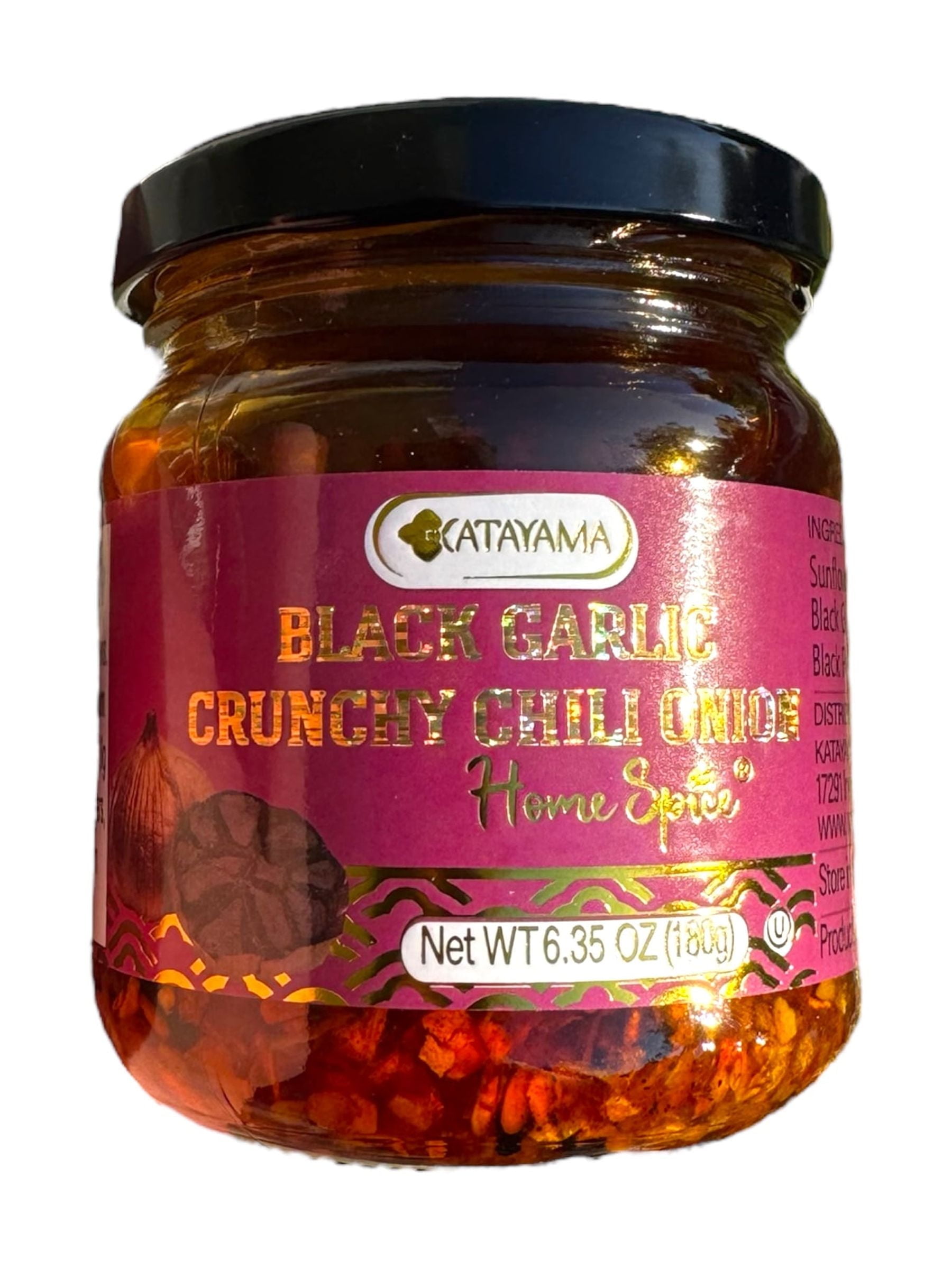 Katayama Black Garlic Crunchy Chili Onion- Crispy Onion & Umami
