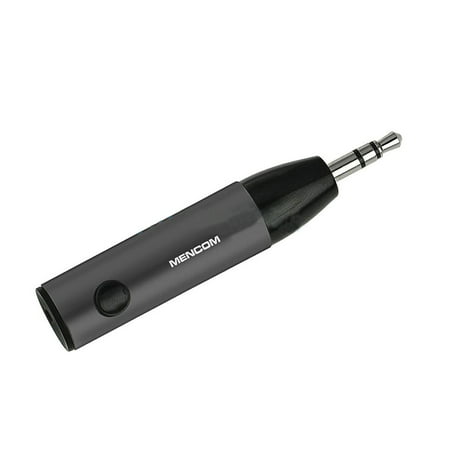 Mini Car Speaker, 3.5mm AUX Audio Wireless Bluetooth V4.1 Receiver with Mic (Best Wireless Microphone Brands)