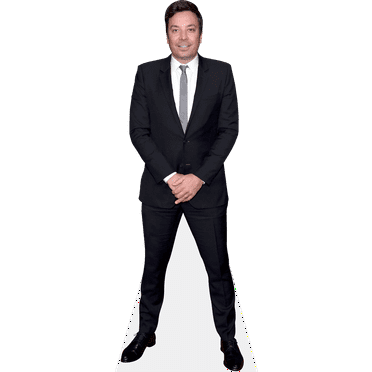 Jimmy Fallon (Black Suit) Lifesize Cardboard Cutout Standee