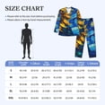 thumbnail image 4 of Sikiie Sunflower Starry Night Vibes Mens Pajama Set, Soft Warm Long Sleeve Sleepwear, Cozy Button-Down Pjs for Men-X-Large, 4 of 7