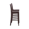 thumbnail image 3 of Linon Judah High Back 30" Bar Stools Set, 2-Piece, Brown Finish, 3 of 13