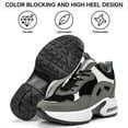 thumbnail image 6 of Women's Platform Sneakers Wedges  Lace Up Shoes Increase Fashion Sneakers for Womens Girls, 6 of 7