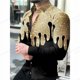 thumbnail image 1 of Camisas de celosía, camisas de moda para hombres, camisas hawaianas de manga larga, blusas de playa cubanas, ropa para hombres, camisas de cuello vuelto, ropa de calle, 1 of 6