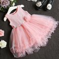 thumbnail image 2 of Robe Princesse pour Filles Enfants en Dentelle à Fleurs, Robe de Fête Formelle, Robe Tutu en Tulle 2-7 Ans, 2 of 5