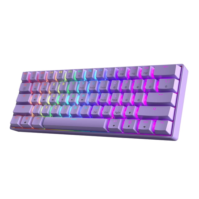 Teclado HK GAMING GK61 60% v3 Hotswap Óptico RGB US