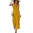 thumbnail image 2 of Mrs Fox's Dress Fashion Boho Beach Long Dresses Female Party Printed Maxi Dress, 2 of 9