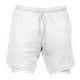 thumbnail image 2 of Pantalones cortos de running para hombre, de entrenamiento, con bolsillos y de compresión. Blanco m, 2 of 9