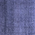 thumbnail image 1 of Ahgly Company Machine Washable Indoor Square Abstract Blue Modern Area Rugs, 5' Square, 1 of 4