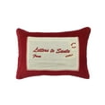 thumbnail image 3 of Martha Stewart Collection 14″x20″ ‘Letters to Santa’ Decorative Pillow, Red, 3 of 3