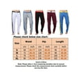 thumbnail image 2 of MAWCLOS Mens Elastic Waist Pockets Casual Pants Solid Color Pants Straight Leg Pant, 2 of 4