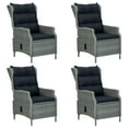 thumbnail image 2 of vidaXL 5 Piece Garden Dining Set Light Grey, 2 of 12