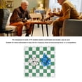 thumbnail image 3 of Chess Board Game, Elegant Look PU Chessboard Chess Set  for Travel, 3 of 7