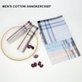 thumbnail image 2 of Pcapzz 10PCS 100% Cotton Mens Handkerchiefs Mens Soft Checkered Pattern, 2 of 8