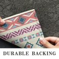 thumbnail image 6 of Botanical Floral Patchwork Non-Slip Entryway Door Mat,Boho Indoor Decor Durable Low Plush Door Mat,Washable Welcome Rug for Patio Hallway Home Decor 16x47 Inches, 6 of 7