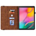 thumbnail image 4 of Allytech Samsung Galaxy Tab A 10.1" 2019 Case T510 T515 [NOT for T580], PU Leather Multi Angle Kickstand Folio Flip Shockproof Anti-scratch Case Cover for Samsung Galaxy Tab A 10.1 2019 T510,Brown, 4 of 6