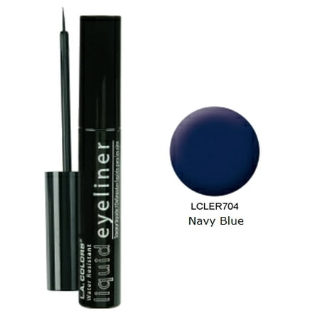 (3 Pack) LA COLORS Liquid Eyeliner - Navy Blue (Best Navy Liquid Eyeliner)