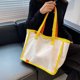 thumbnail image 5 of Sywqhk Bolso De Hombro De Lona De Color De Moda Para Mujer, Bolsos Grandes Informales (Amarillo) Sywqhk Para estrenar, 5 of 9