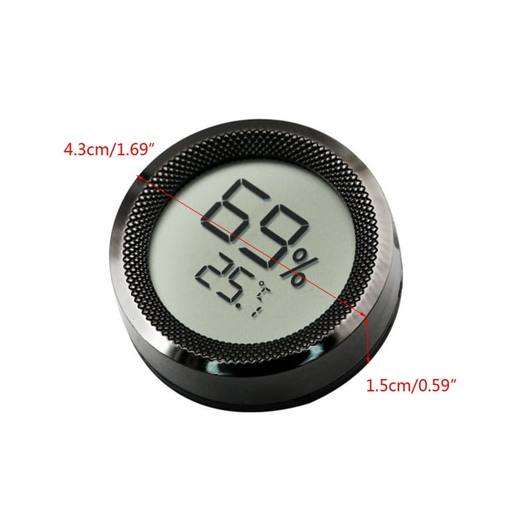 Mini Thermomètre Pack 8 S Hygromètres Numériques - Intérieur/Extérieur LCD 2 En 1 Mesure Température Cave