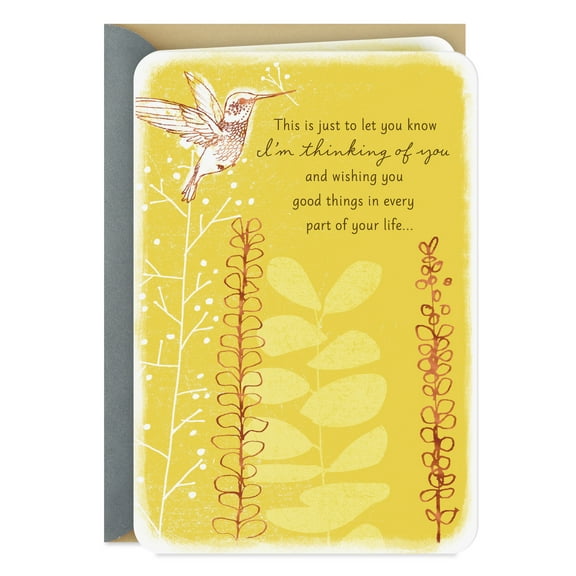Hallmark Just Because Thinking of You Card (Wishing You Good Things)