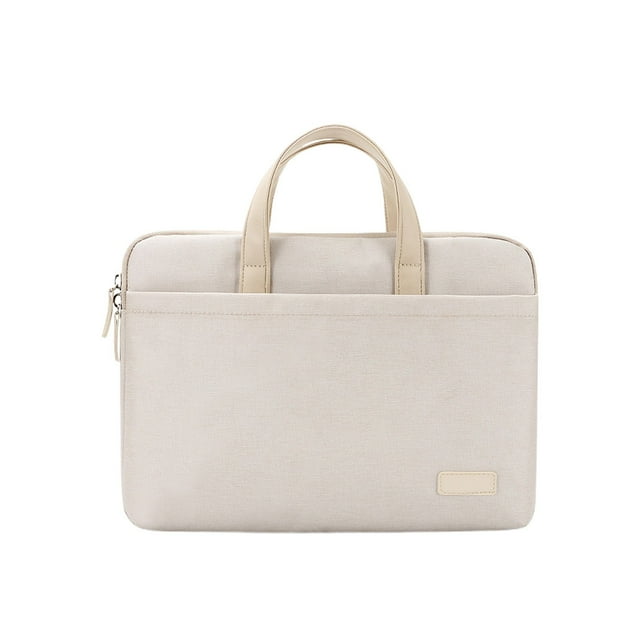 14-inch Laptop Briefcase, Water-Resistant Polyester Business Bag with Padded Compartment