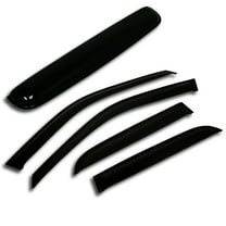 TuningPros WSV2-405 Outside Mount Window Visor Deflector and Sunroof 5 Pcs Set For 2000-2006 Chevrolet Tahoe