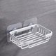 thumbnail image 1 of Soporte adhesivo para esponja y jabón para baño, fregadero de cocina, sin necesidad de taladrar, soporte para esponja y jabón montado en la pared, soporte para jabón de aluminio (plateado), 1 of 3