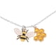 thumbnail image 1 of Collar de abeja, collar con dije de panal, collar con colgante, collar para mujer, Kewelry, 1 of 6