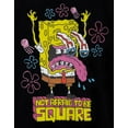 thumbnail image 2 of SpongeBob SquarePants Mens Black Short Sleeved T-Shirt, 2 of 6