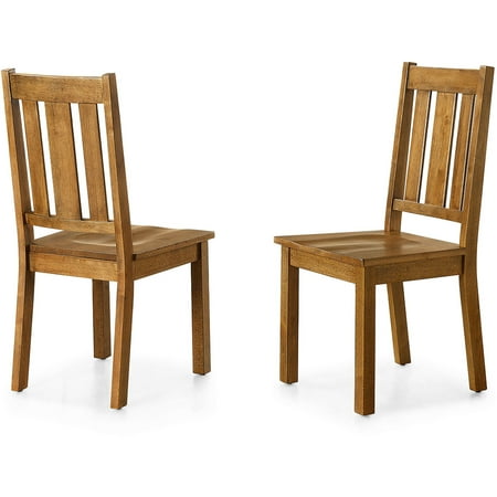 Better Homes And Gardens Bankston Dining Chair Set Of 2 Honey