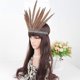 thumbnail image 3 of Feather Hair Band Tiara Bohemian Indian Gypsy Dance Show Headband Accessories National Style, 3 of 5