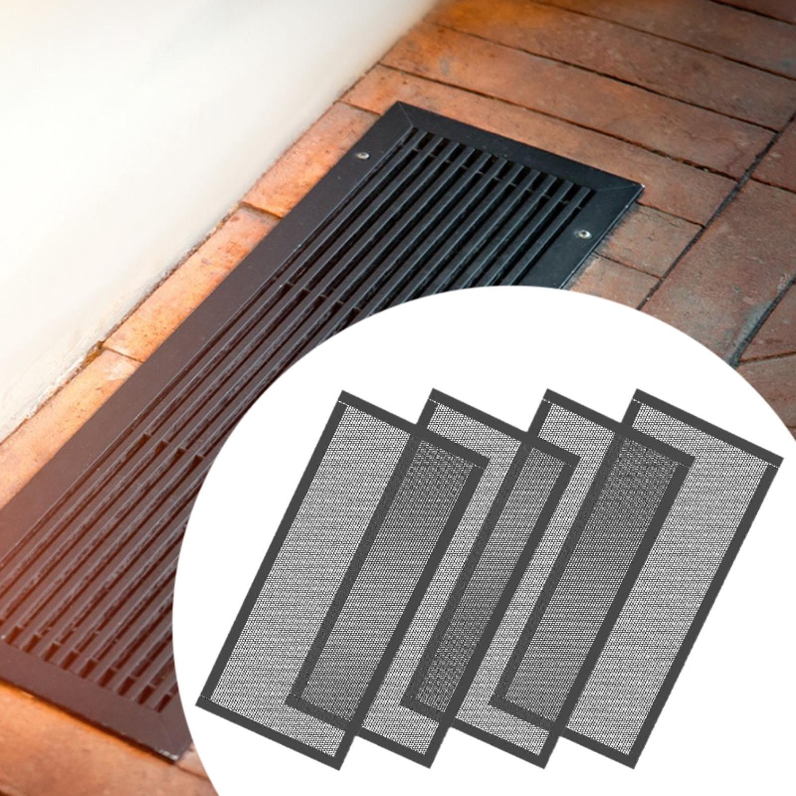 simhoa 4 Pieces Decor Grate Floor Ventilation Cover High -performance Observation Easy Installation for Floor Register Home Culture for Side Wall Ceiling Cab
