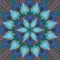 thumbnail image 1 of Ahgly Tapis d'Intérieur Lavable en Machine Carré Transitionnel Violet Brume Violet, 7 Pieds Carré, 1 of 7