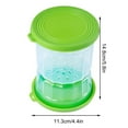 thumbnail image 6 of Shoreew Hourglass Pickle Jar Pickle Juice Separator Food Grade BPA Free Leak Resistant Airtight Pickle Organizer Storage Jar, 6 of 7