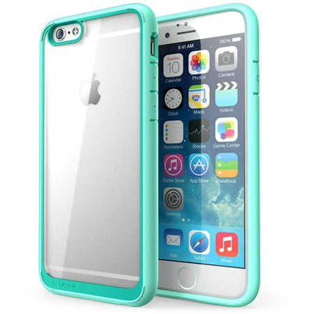 - i-Blason Halo Series Scratch-Resistant Transparent Hybrid Case with TPU Bumper for Apple iPhone 6 & 6S Plus