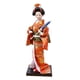 thumbnail image 4 of Figura de geisha japonesa asiática en miniatura hecha a mano muñeca oriental popular para escritorio estilo A, 4 of 9