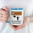 thumbnail image 3 of CafePress - Spontaneous Singer Mug - 11 oz Ceramic Mug - Novelty Coffee Tea Cup, 3 of 3