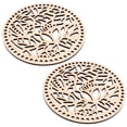 thumbnail image 1 of MasteelfCA 2pcs DIY Crochet Wooden Bag Bottom Handbag Base Material for Girls, 1 of 8