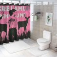 thumbnail image 7 of Orinice Deers Bathroom Decor Set Multi-Size Colorful Luxurious Polyester Fabric Fashion Shower Curtain Set with Hooks 100% Polyester Chic Modern Bathroom Decor - Waterproof, HD Print 36x72, 7 of 7