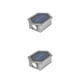 thumbnail image 1 of Cateissary Lámpara de pared con energía solar ecológica: inalámbrica de larga duración Luz fría y cálida LED impermeable para exteriores Type1 NO1, 1 of 6