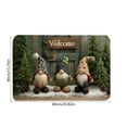 thumbnail image 2 of FastXmas Christmas Bath Mat,Welcome Door Mat, ElF Snowman Printing Winter Christmas Rugs Shower Mats, Non Slip Floor Rrea Rug,Soft Light Absorbent Washable Mat for Home Hotel Decor 15.7 X 23.6 inch, 2 of 5