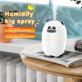 thumbnail image 3 of Moyic Humidificador Air Panda Difusor Aroma Lindo Aceite esencial Pulverizador de luz Dormitorio Hogar Portátil Aromaterapia delicada Humidificadores Blanco Moyic HA075708-01B, 3 of 6