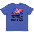 thumbnail image 3 of Inktastic My Favorite Veterans Are My Mom and Dad Youth T-Shirt, 3 of 5