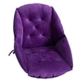 thumbnail image 3 of Cojín para silla Cojín suave y cálido para asiento trasero Cojín para patio Jardín al aire libre Violeta Sunnimix Cojín del asiento, 3 of 6
