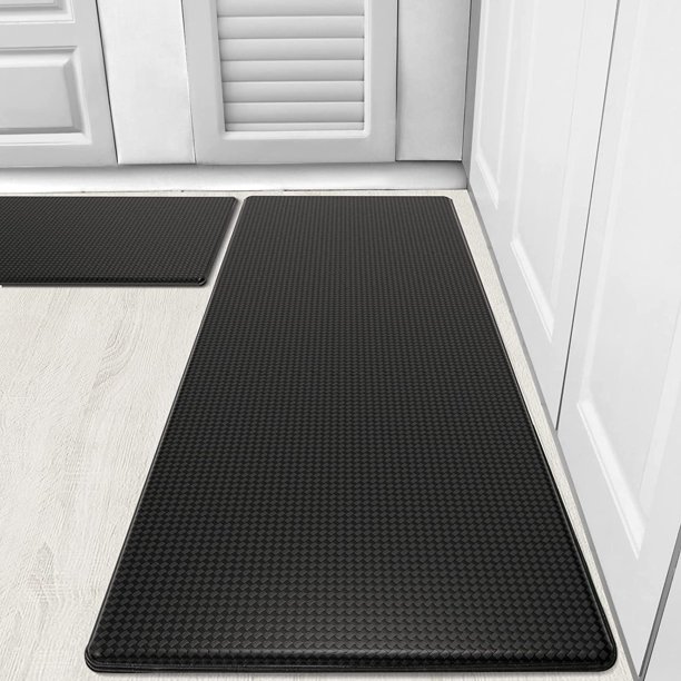 IsEasy Anti Fatigue Mat Floor Mat, Extra Thick Standing Office Desk Mat Memory Foam Cushioned