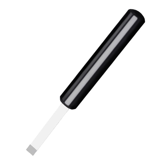 MIANGASTORE Ouvre-Dos en Métal pour Pile de Montre, Outil de Retrait du Dos, Ouvreur, Outils de Réparation pour Montre-Bracelet (Poignée Noire Ultra-Mince)