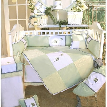 Brandee Danielle Flutter Bees 4 Piece Crib Bedding Set
